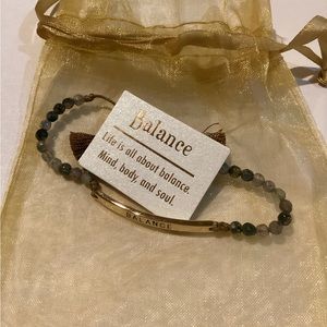 brand new Inspirational “Balance” bracelet